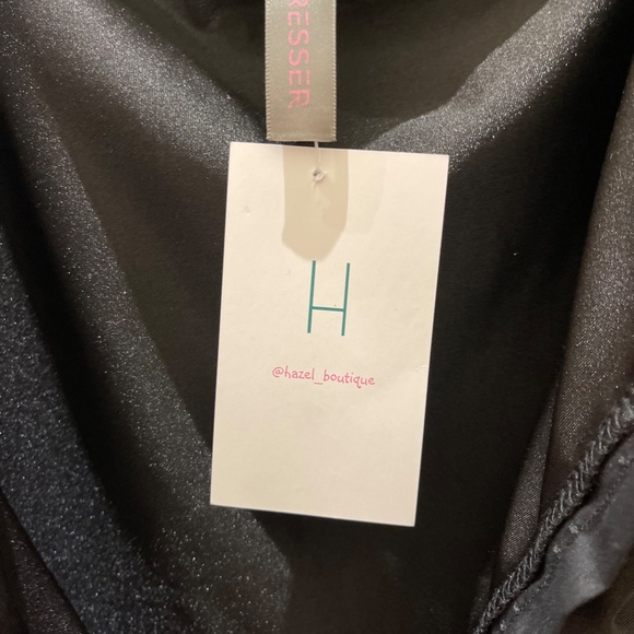 NWT HAZEL BOUTIQUE Black Mini Dress sz Small - Picture 9 of 10